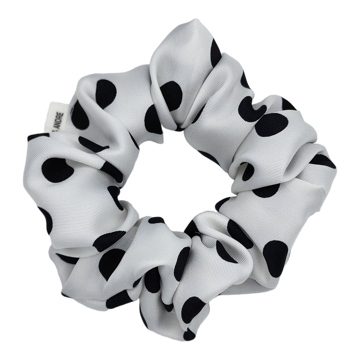 Standard Satin - Black Polka