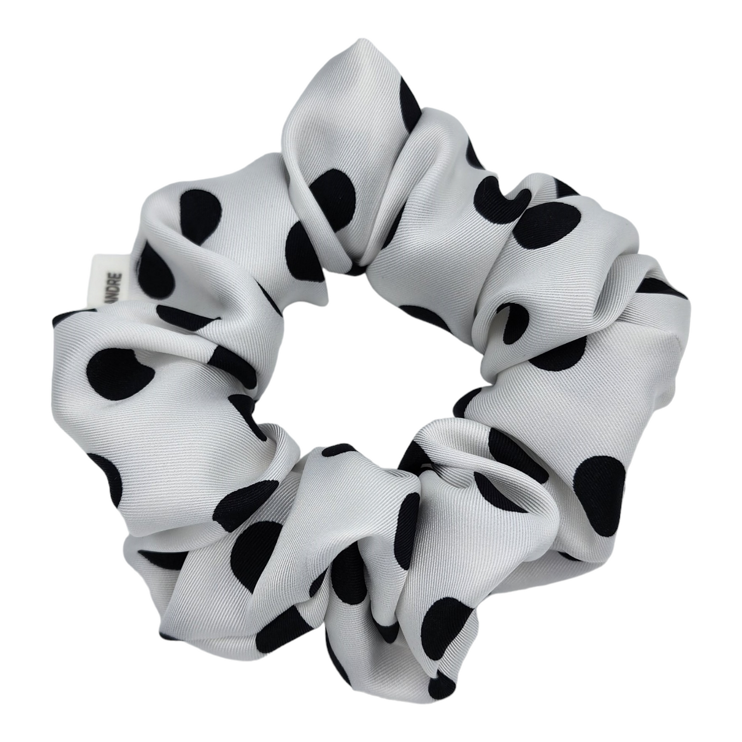 Standard Satin - Black Polka