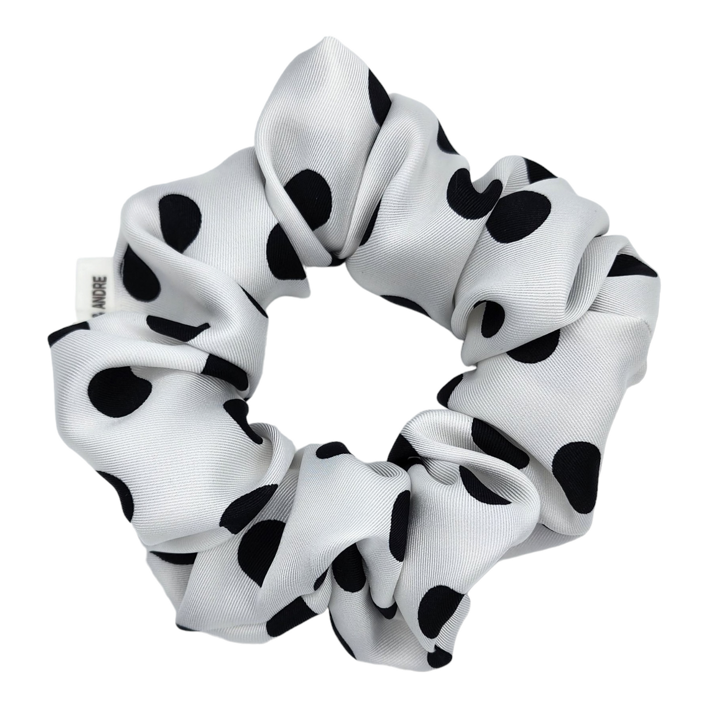 Standard Satin - Black Polka