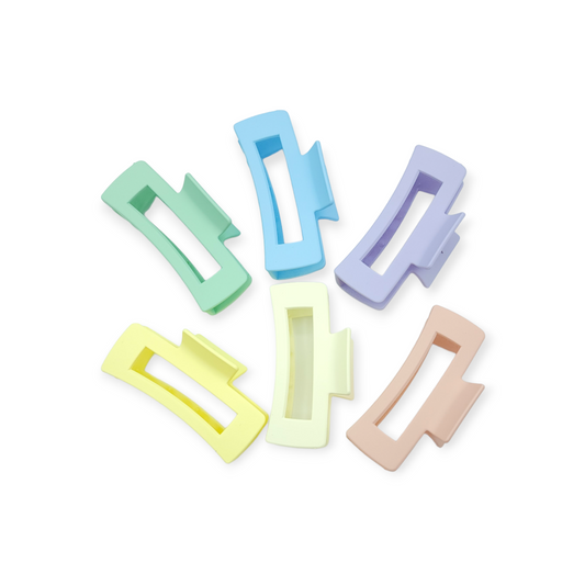 Large Rectangular Claw Clips